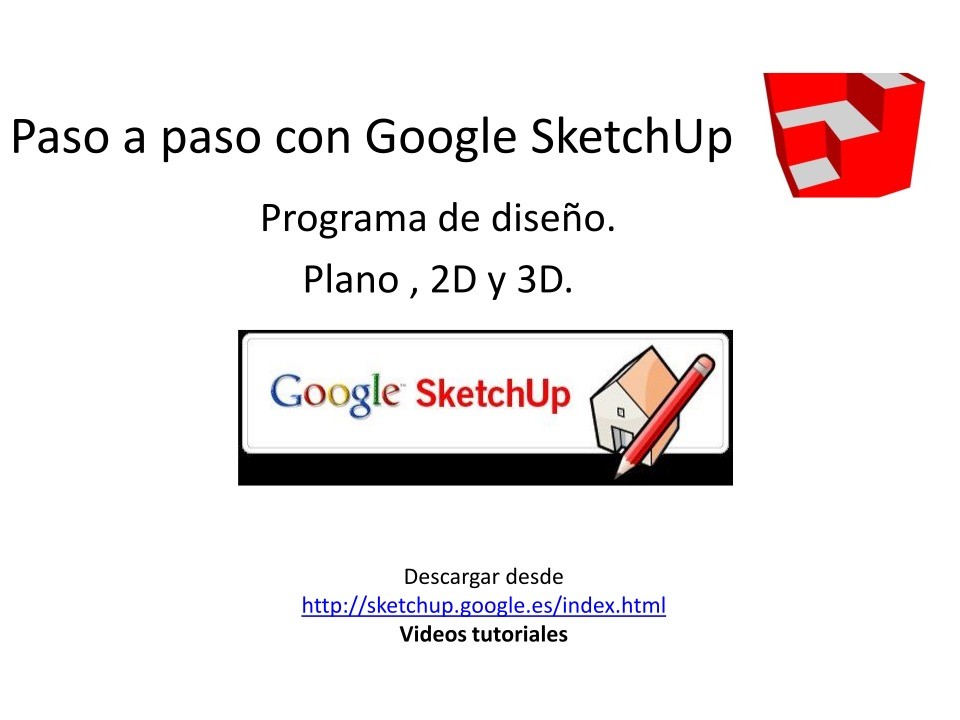 Imágen de pdf Paso a paso con Google SketchUp